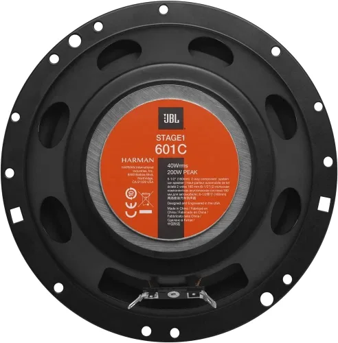 Miniatura 4 de JBL STAGE1 601C 400W Peak (80W RMS) 6.5" Stage1 Series Altavoces de coche de componentes de 2 vías