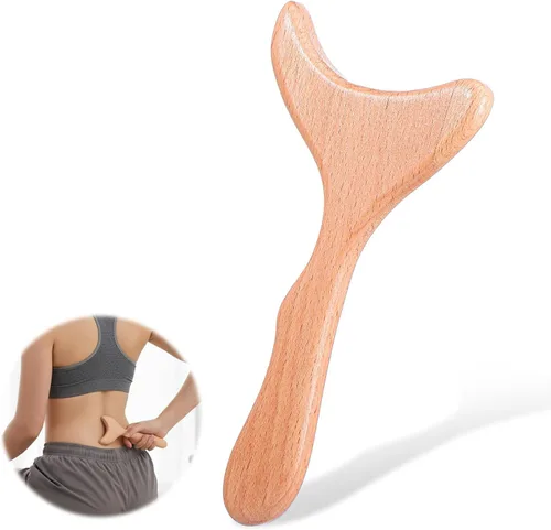 Miniatura 8 de Herramientas de masaje de terapia de madera 7 pulgadas de drenaje linfático de madera masajeador removedor de celulitis herramienta de escultura
