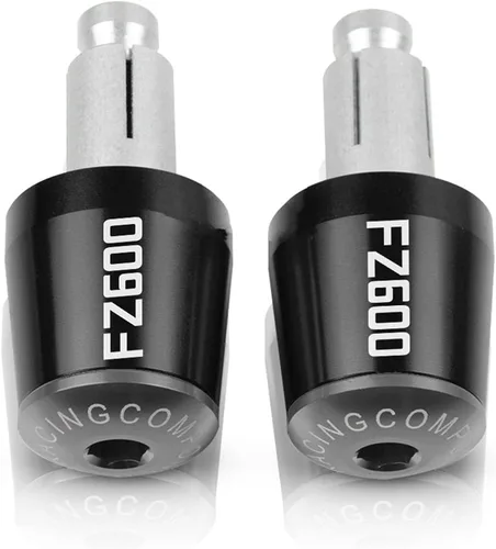 Miniatura 13 de Contrapeso 7/8 "0.866 in motocicleta manillar agarres extremo barra tapa tapa tapón para Yamaha FZ600 FZ 600 1987-1989 1988 12