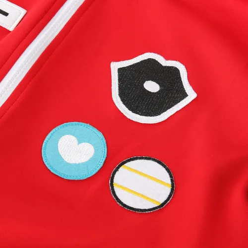 Miniatura 5 de FirstCos Wonder Egg Priority Kawai Rika - Sudadera con capucha para cosplay, diseño de girasoles rojos