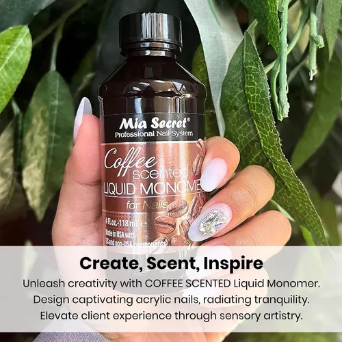 Miniatura 7 de Mia Secret Monómero líquido con aroma a café, líquido acrílico alternativo para uñas en polvo acrílico, monómero EMA, líquido de monómero de uñas