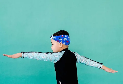 Miniatura 7 de Splash Place - Gafas de natación para niños con correa de tela Gafas de natación sin enredos para niños