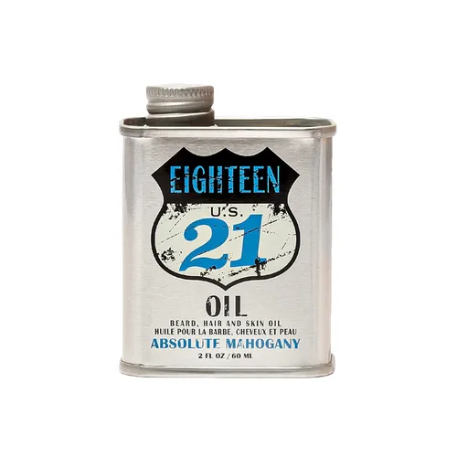 18.21 Man Made Aceite para cabello, piel y barba para hombres, 4 aromas - Bálsamo acondicionador no graso con aceite de semilla de ricino, jojoba y