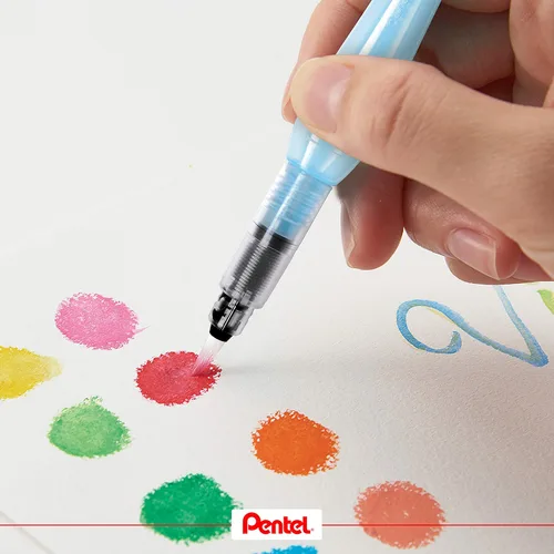 Miniatura 5 de Pincel de agua Pentel Arts Aquash, pequeño, punta fina, 1 paquete (FRHFBP)