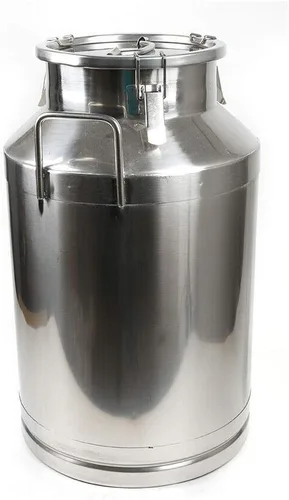 Miniatura 9 de LOYALHEARTDY Lata de leche de 10L/2.64 galones, latas de transporte de leche de acero inoxidable, cubo de vino, jarra, jarra de aceite, barril