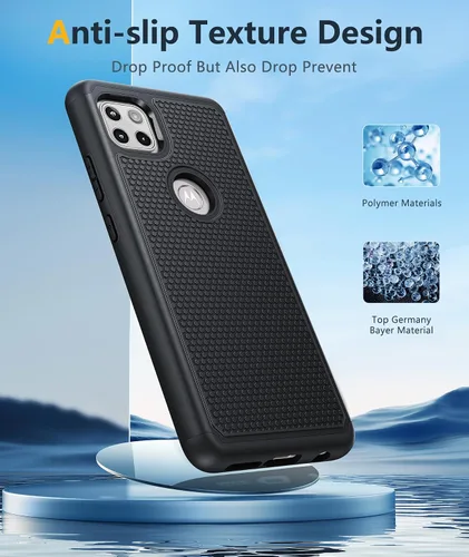 Miniatura 5 de BNIUT Funda para Motorola One 5G Ace (One 5G UW Ace): Funda Protectora de Doble Capa de Servicio Pesado para Teléfono Celular a Prueba de Golpes