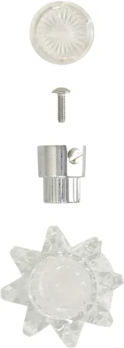 Miniatura 3 de Danco 80024 Vise-Grip - Mango de ducha acrílico para bañera/ducha, transparente, 1 unidad (paquete de 1)