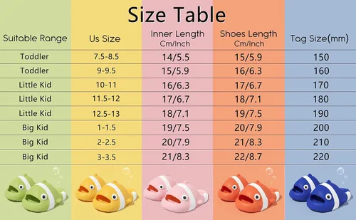 Miniatura 7 de Jerzmy Cute Clown Fish Cloud Slides for Boy Girl Kids Toddler, Soft Novelty Funny Animals House Slippers Non-Slip Beach Shoes for Indoor Outdoor