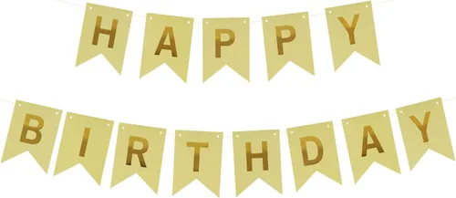Miniatura 12 de Cartel de feliz cumpleaños con letras brillantes con purpurina para decoración de cumpleaños, suministros de decoración de fiesta (negro)