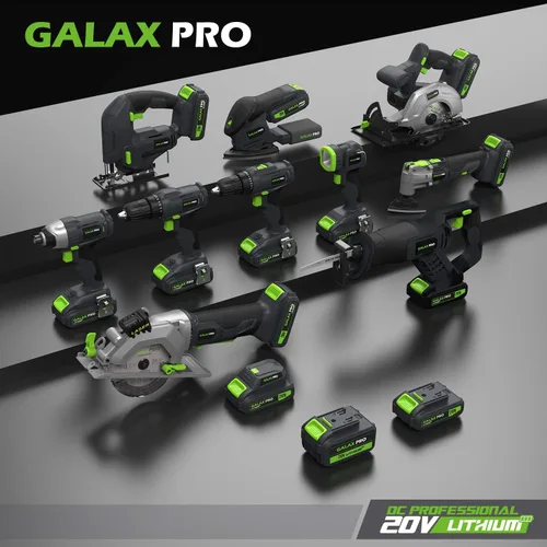 Miniatura 8 de GALAX PRO Impact Driver - Controlador inalámbrico hexagonal de iones de litio de 20 V de 1/4 pulgadas con luz de trabajo LED, 6 puntas
