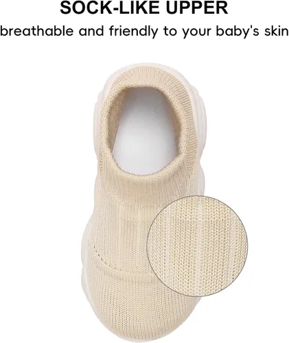 Miniatura 2 de Cubufly Zapatos de calcetín para bebés, zapatos para caminar para los primeros zapatos deportivos sin cordones de 0 a 3 años