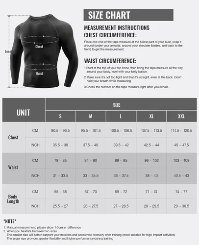 Miniatura 7 de Niksa Paquete de 25 camisetas de compresión para hombre, camiseta de compresión de manga cortalarga, camiseta de entrenamiento para hombre