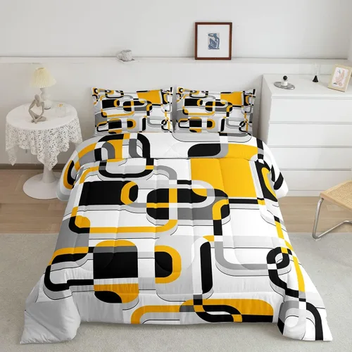 Miniatura 16 de Feelyou Juego de edredón de béisbol, juego de ropa de cama de juegos deportivos, edredón de béisbol con bandera estadounidense vintage, juego