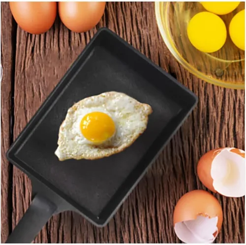 Miniatura 6 de Tamagoyaki Huevo de tortilla japonesa, revestimiento antiadherente, sartén cuadrada (5.5x7.9 in)