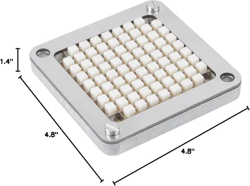 Miniatura 8 de Juego de cuchillas y empujadores de repuesto de acero inoxidable multimodelo de 1/2" 1/4" 3/8" para cortador de verduras comercial, cuchilla