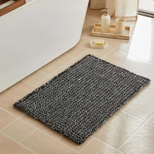 Miniatura 71 de Triohero Tapete de baño con diseño de gofre, tapete de baño pequeño y bohemio, antideslizante, lavable, ultra suave, súper absorbente, de secado