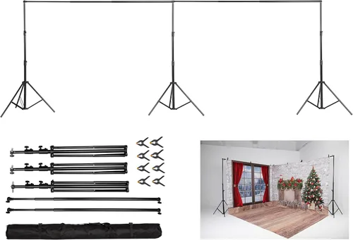 Kate Marco de fondo de fotografía de 10 x 20 pies (9.8 x 19.7 ft) para conjunto de habitación, ajustable, resistente, kit de sistema de soporte de