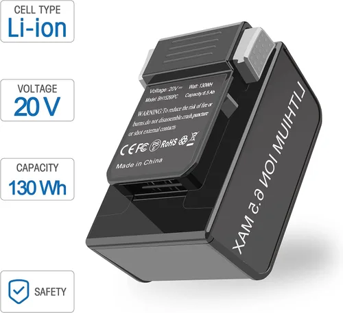 Miniatura 2 de Batería de 130Wh 6.5Ah para Hoover Onepwr/One PWR Power Emerge aspiradora inalámbrica BH53420V BH25040 BH29040V BH15240 BH53422V BH53605V BH53420