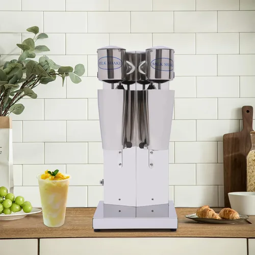 Miniatura 2 de 27.1 fl oz × 2 Máquina para hacer batidora de leche eléctrica 180 W Mezclador de hielo de frutas de jugo comercial para el hogar Mezclador