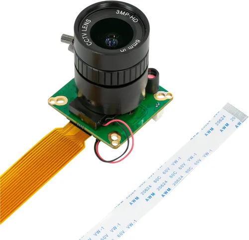 Arducam para cámara Raspberry Pi HQ, módulo de cámara IMX477 de 12.3MP con lente de montaje CS, conmutación automática de corte IR de imagen durante
