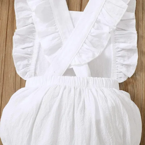 Miniatura 62 de Shalofer Traje de primer cumpleaños para bebé niña con diadema