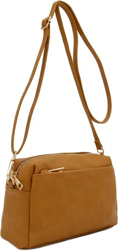 Miniatura 88 de FashionPuzzle Triple Zip Small Crossbody Bag