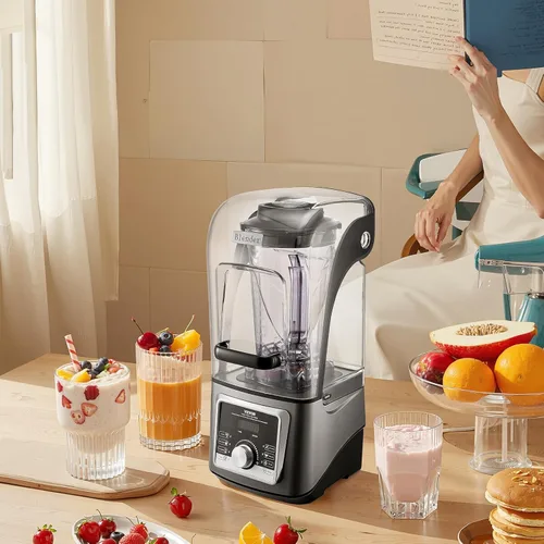 Miniatura 8 de VEVOR Licuadora Profesional para Batidos, 118 oz 1400W, con Motor Potente, Licuadora Multifuncional para Procesamiento de Alimentos con Cubierta