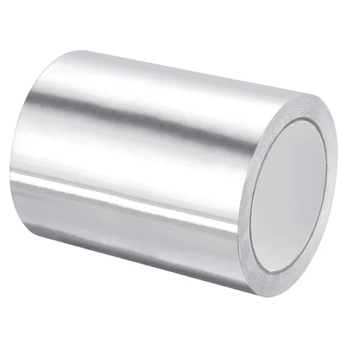 Miniatura 14 de MECCANIXITY Cinta de papel de aluminio, cinta de aluminio de 0.79 pulgadas x 65 pies (3.5 mil), cinta HVAC de alta temperatura, cinta de aluminio