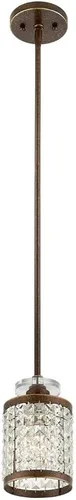 Miniatura 3 de Livex Lighting 50560-91 Gramercy Mini colgante de 1 luz, níquel cepillado