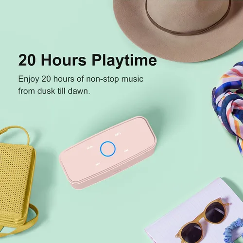 Miniatura 7 de DOSS Touch - Altavoz Bluetooth inalámbrico Rosa claro