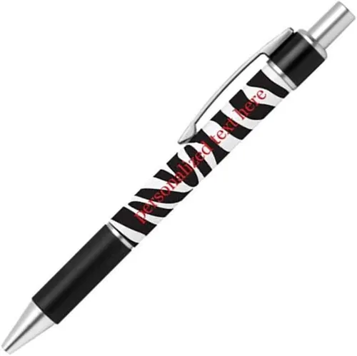 Miniatura 8 de Bolígrafo personalizado – Nombre o mensaje personalizado – Colores o impresiones – Regalo de papelería, suministros para la escuela de negocios