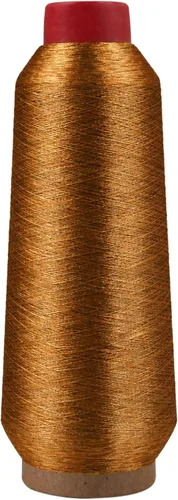 Miniatura 31 de Mandala Crafts Juego de hilo de bordado dorado antiguo metálico – 3281 yardas de hilo dorado antiguo para máquina de coser a mano, aguja de punto