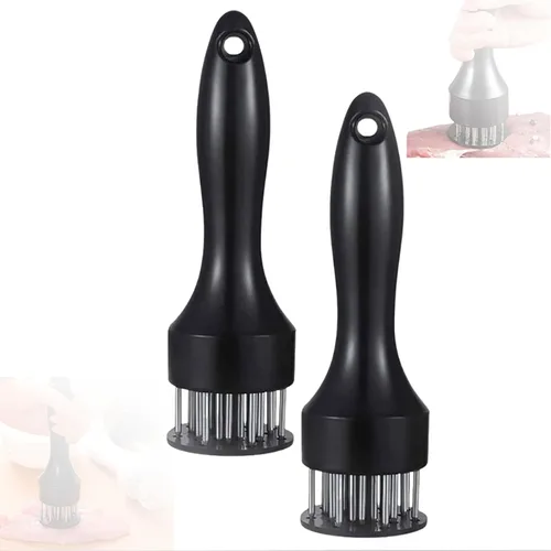 Miniatura 8 de Herramienta ablandadora de carne, herramientas de acero inoxidable para golpear carne, herramienta ablandadora de carne con acero inoxidable ultra