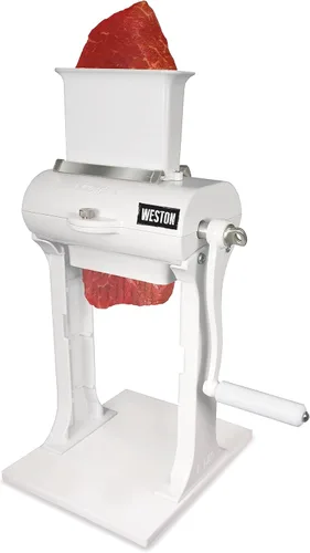 Weston Herramienta Ablandadora de Carne y Cubicadora de Servicio Pesado, Operación Manual Rápida y Fácil para Cortes de Hasta 4.5" de Ancho x 0.75"