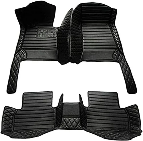 Tapetes personalizados de cuero artificial para automóvil, impermeables, antideslizantes, adecuados para automóviles, SUV, camiones, protegen el