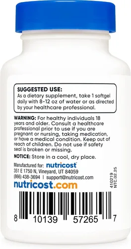 Miniatura 4 de Nutricost Clorofila (50 mg) 30 cápsulas blandas - Sin gluten