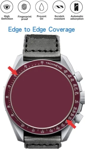 Miniatura 3 de Protector de pantalla compatible con Swatch MoonSwatch, protector de pantalla de TPU invisible de cobertura completa HD, compatible con Swatch