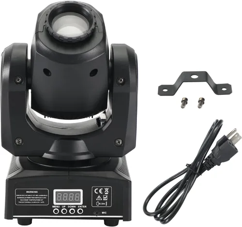 Cabeza móvil 120 W 8 Gobo Iluminación de escenario RGBW LED DJ DMX Beam Bar Disco Party Light para Fiesta Boda Cumpleaños Navidad Vacaciones