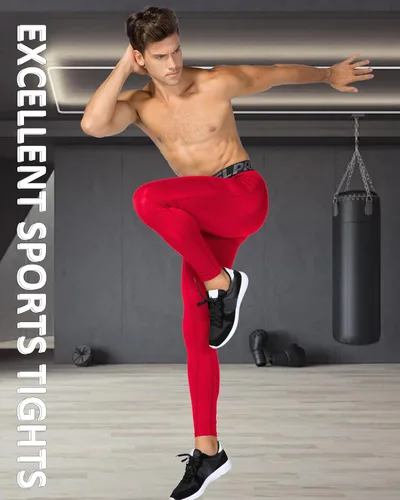 Miniatura 66 de SPVISE Pantalones de compresión para hombre, leggings para deportes, gimnasio, mallas atléticas frescas y secas, capa base para correr, fútbol