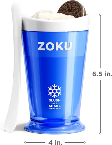 Miniatura 3 de Fábrica de batidos Zoku Slush y Shake Maker, color naranja, Casual, talla única , Azul