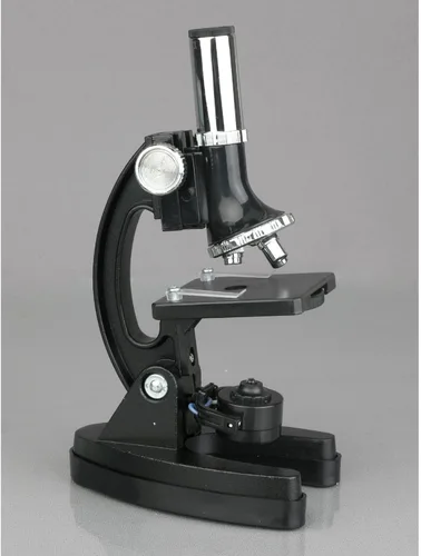 Miniatura 4 de AmScope Serie M30 Kit de microscopio STEM de 52 piezas para niños, microscopio compuesto monocular, portátil para niños, incluye placa de Petri