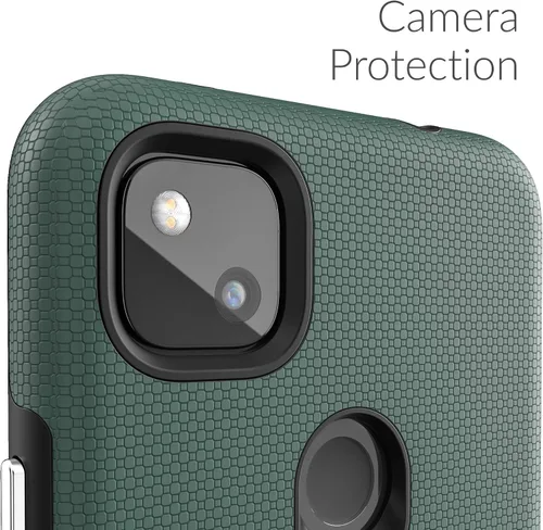 Miniatura 3 de Crave Dual Guard Pixel 4a - Funda para celular de doble protección para Google Pixel 4a Verde bosque