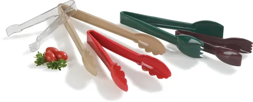 Miniatura 9 de Carlisle FoodService Products 460906 Pinza para ensalada Carly, pinza para ensalada de 22,9 cm, color beige, paquete de 12