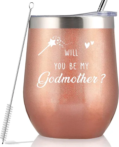 Regalos de propuesta de diosa madre, ¿serás mi dios madrina, regalo de anuncio de nueva madrina, regalo para la hermana de la madrina, regalo para