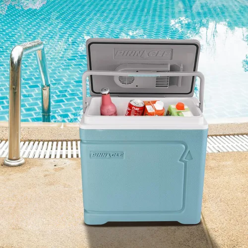 Miniatura 9 de Pinnacle Thermoware - Enfriador eléctrico grande de 30 litros para bebidas frías y calientes y alimentos - Enfriador de viaje de 12 V