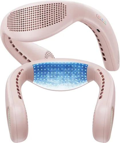 Miniatura 13 de TORRAS COOLiFY Air 2026 Ventilador de cuello mejorado de aire acondicionado, doble flujo de aire profesional, ventilador portátil ultraligero Negro