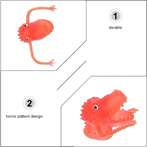 Miniatura 6 de 20 marionetas de dedo espeluznantes para niño y niña, juguetes divertidos, recuerdos de fiesta para espectáculos de marionetas, diseño
