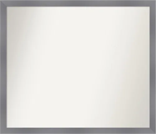 Miniatura 194 de Amanti Art Espejo personalizado, espejo de baño gris plomo a rayas, espejo de pared o espejo de tocador de baño sobre el fregadero