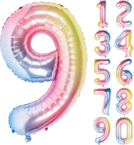 Miniatura 12 de Globos de 40 pulgadas para inflar con helio, de película de aluminio, para fiestas, cierre manual (púrpura 0)