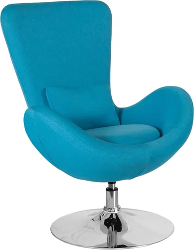 Miniatura 19 de Flash Furniture Egg Series Grey LeatherSoft Silla de recepción lateral Gris Leathersoft